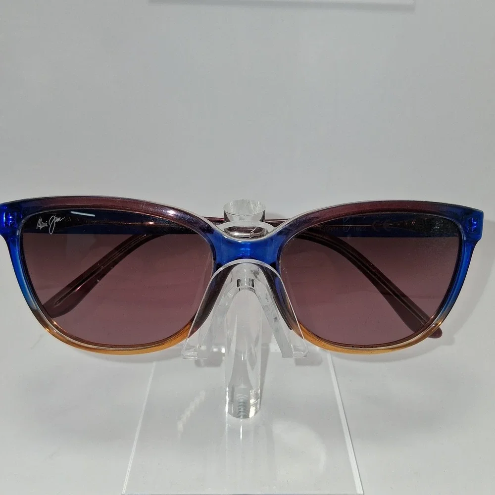 Maui Jim Joni MJ758-13A Rainbow Acetate Rose Polarized Woman's Sunglasses